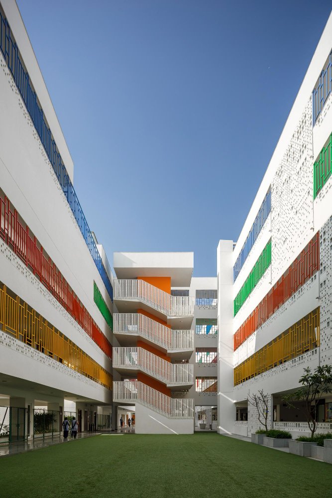 Edificio colegio agencia marketing educativo